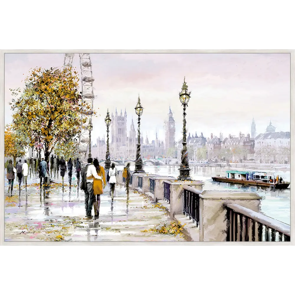 Фото 2 Картина в раме Grafis-art "Набережная Темзы" 63x93 см