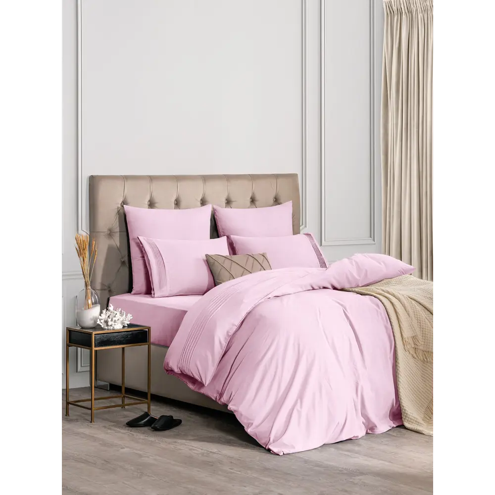 Фото 3 Комплект постельного белья Sleep ix Миоко pva942038, евро, сатин, розовый Фото 3 Комплект постельного белья Sleep ix Миоко pva942038, евро, сатин, розовый
