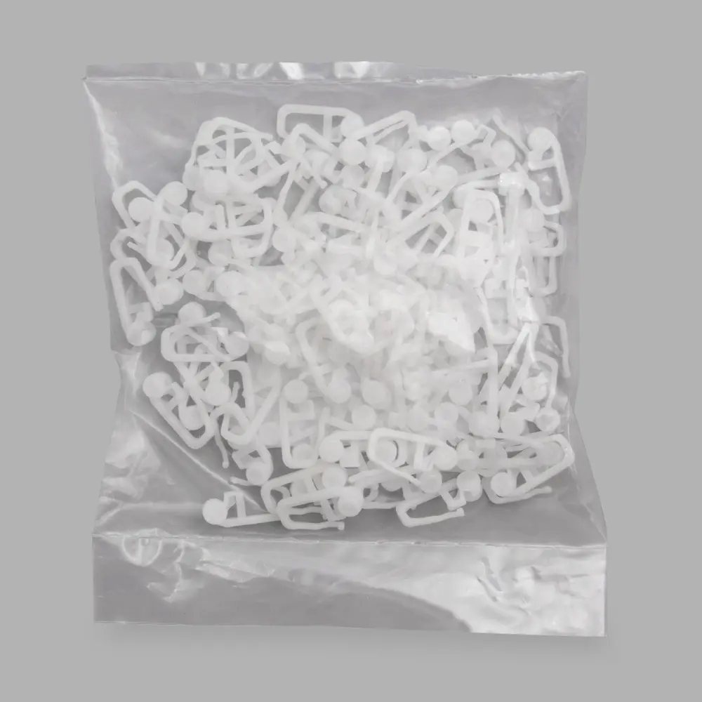 Фото 4 Крючок-ролик пластиковый для потолочных шин 27 мм d-7 мм 100 шт Фото 4 Крючок-ролик пластиковый для потолочных шин 27 мм d-7 мм 100 шт