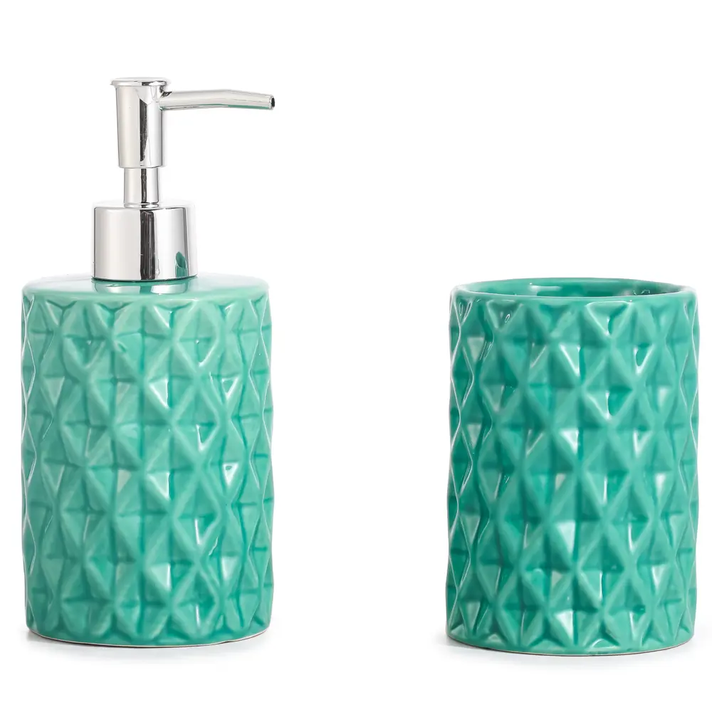 Фото 3 Набор аксессуаров для ванной комнаты Gromell GREEN FANTASY 77AS007 Фото 3 Набор аксессуаров для ванной комнаты Gromell GREEN FANTASY 77AS007