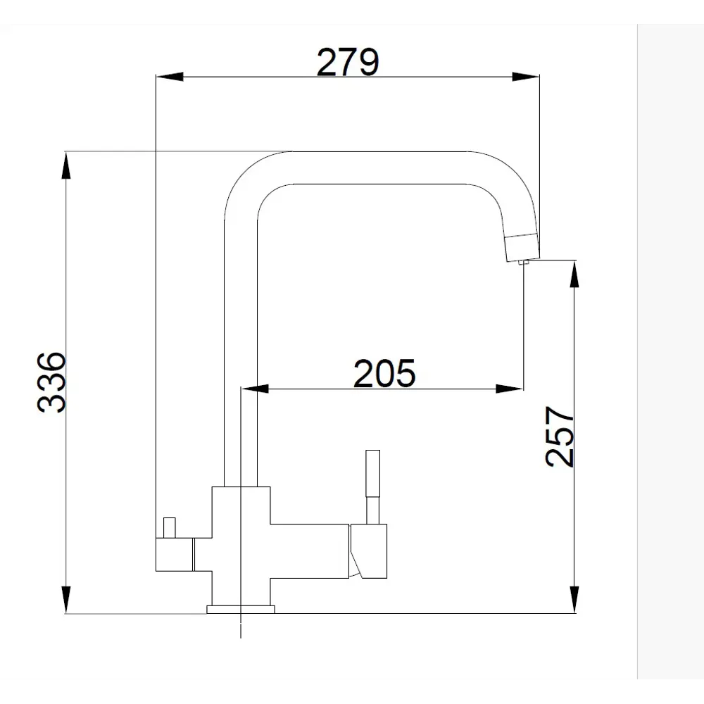 Фото 2 Смеситель для кухни однорычажный Haiba HB820-8 излив 20.5 см цвет белый Фото 2 Смеситель для кухни однорычажный Haiba HB820-8 излив 20.5 см цвет белый