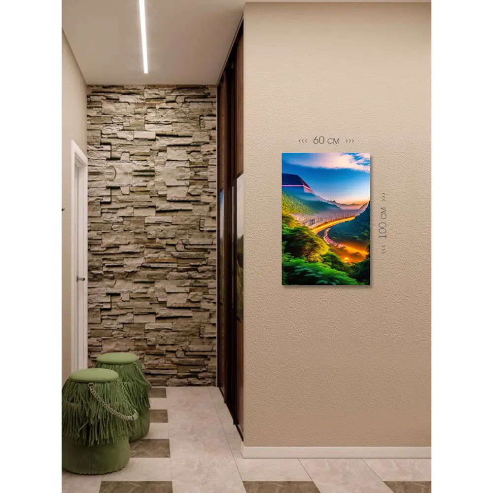 Фото 6 Картина без рамки First class images 101805М, 100x60 см