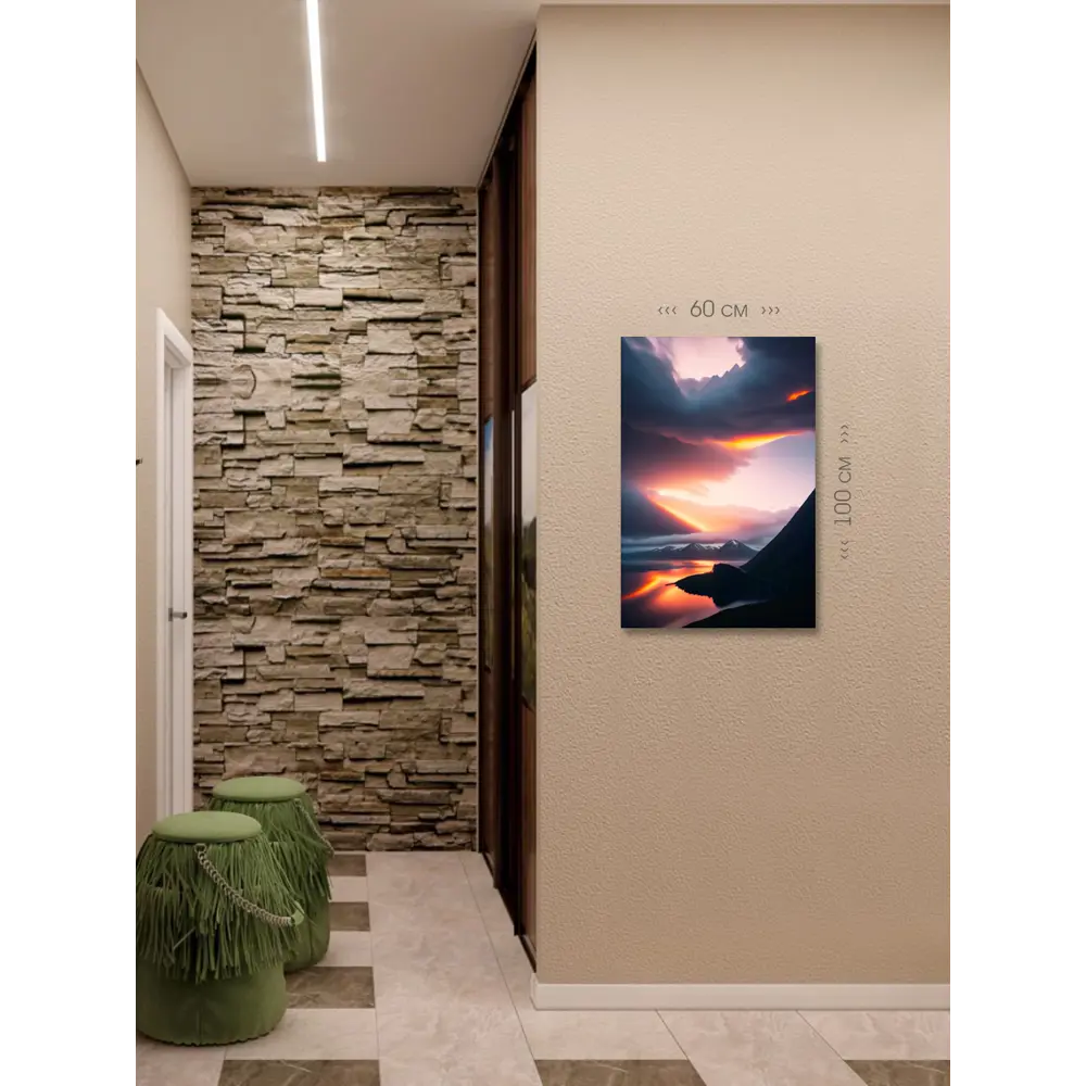 Фото 6 Картина без рамки First class images 101814М, 100x60 см