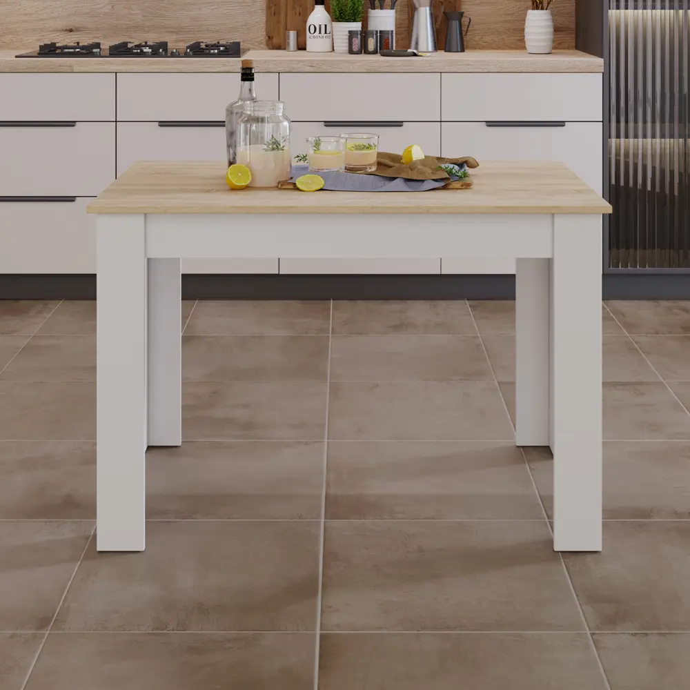 Фото 3 Стол прямоугольный Трия Вегас 110x73x67 см ЛДСП цвет дуб сонома