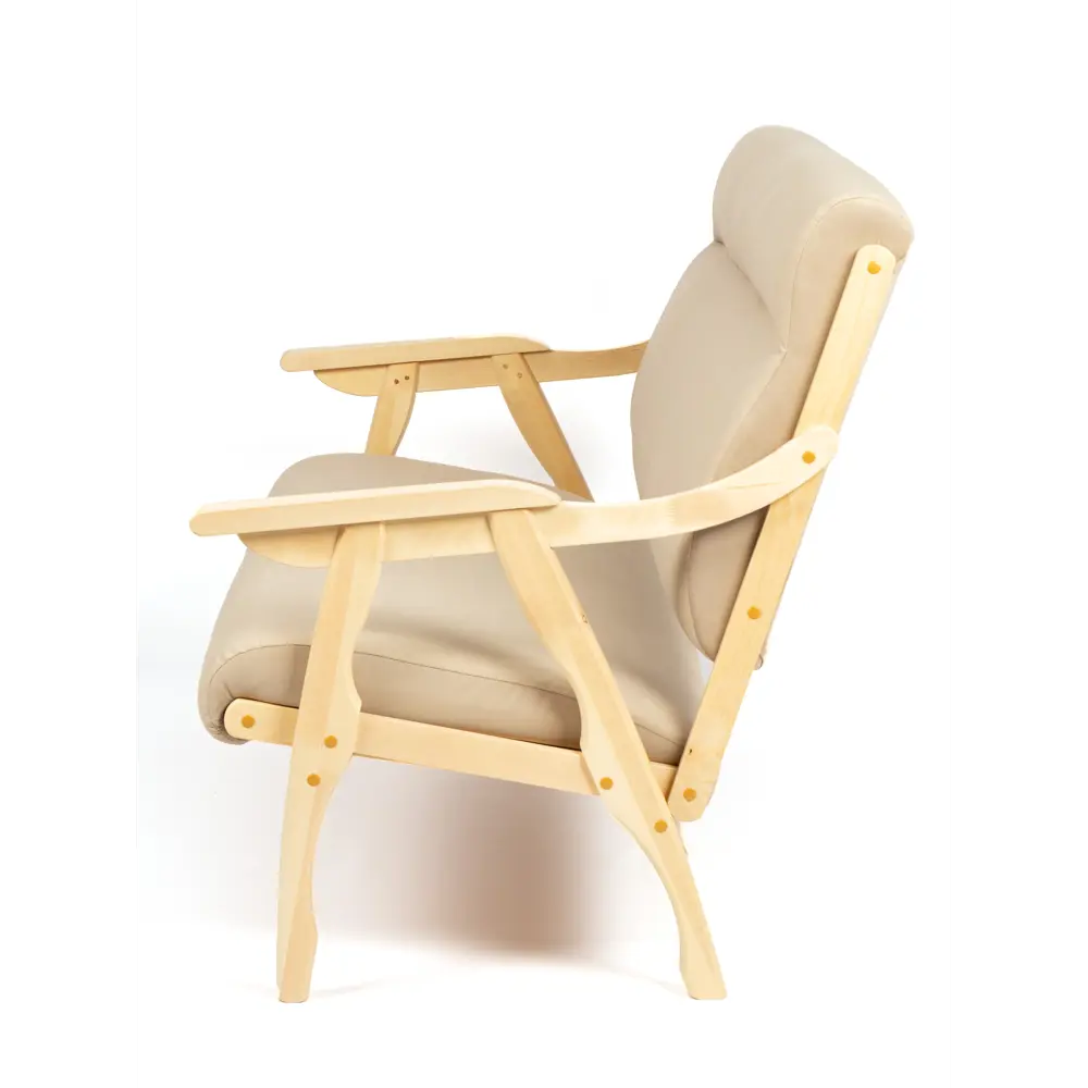 Фото 3 Диван Вега-10 161.5x93x82 см велюр цвет светло-бежевый Фото 3 Диван Вега-10 161.5x93x82 см велюр цвет светло-бежевый