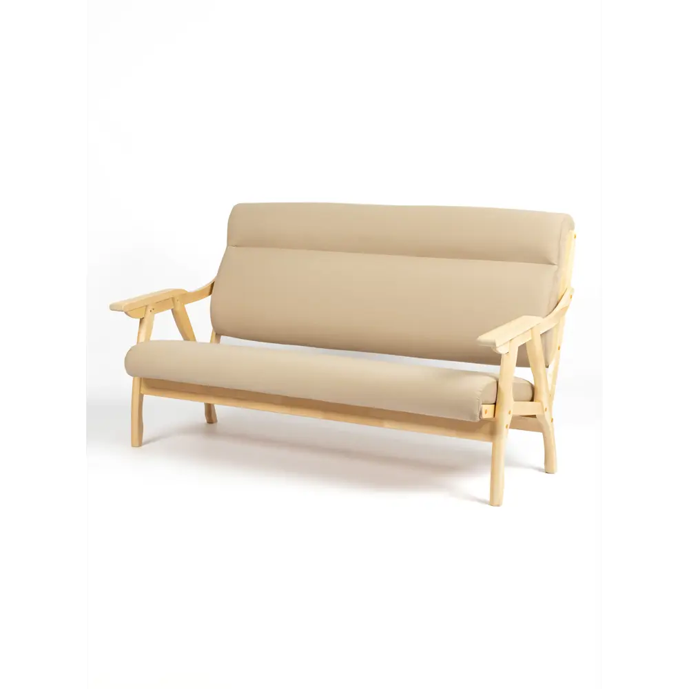 Фото 2 Диван Вега-10 161.5x93x82 см велюр цвет светло-бежевый Фото 2 Диван Вега-10 161.5x93x82 см велюр цвет светло-бежевый