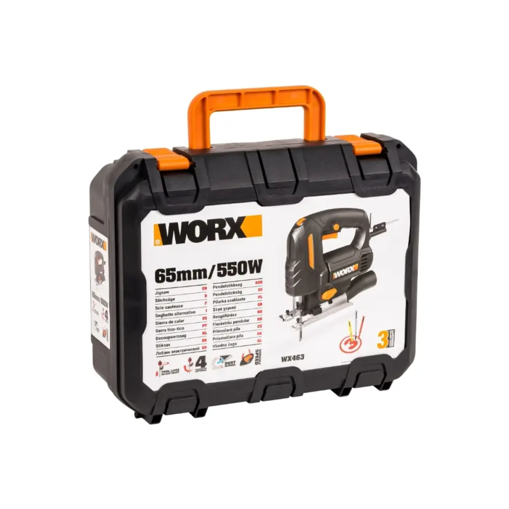 Фото 7 Лобзик сетевой Worx WX463, 550 Вт Фото 7 Лобзик сетевой Worx WX463, 550 Вт