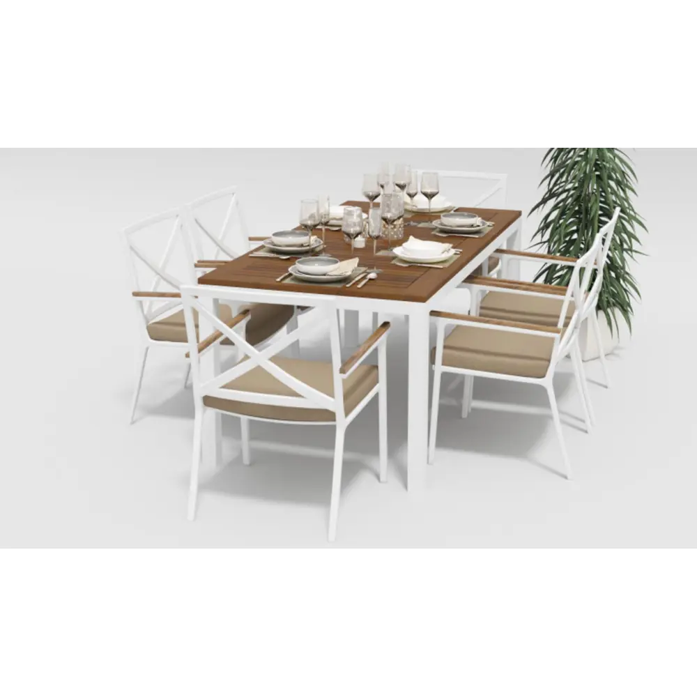 Фото 4 Стул садовый Gardenini Calma 57x86x60 см цвет белый Фото 4 Стул садовый Gardenini Calma 57x86x60 см цвет белый