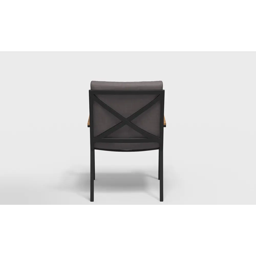 Фото 4 Стул садовый Gardenini Calma 5 57x86x60 см цвет черный Фото 4 Стул садовый Gardenini Calma 5 57x86x60 см цвет черный