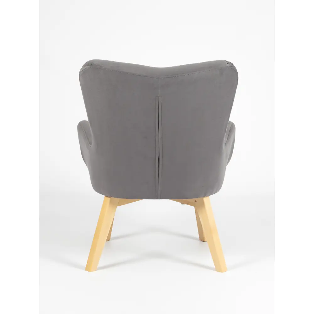 Фото 5 Кресло Комфорт-7 71x90x75 см велюр цвет серый Фото 5 Кресло Комфорт-7 71x90x75 см велюр цвет серый