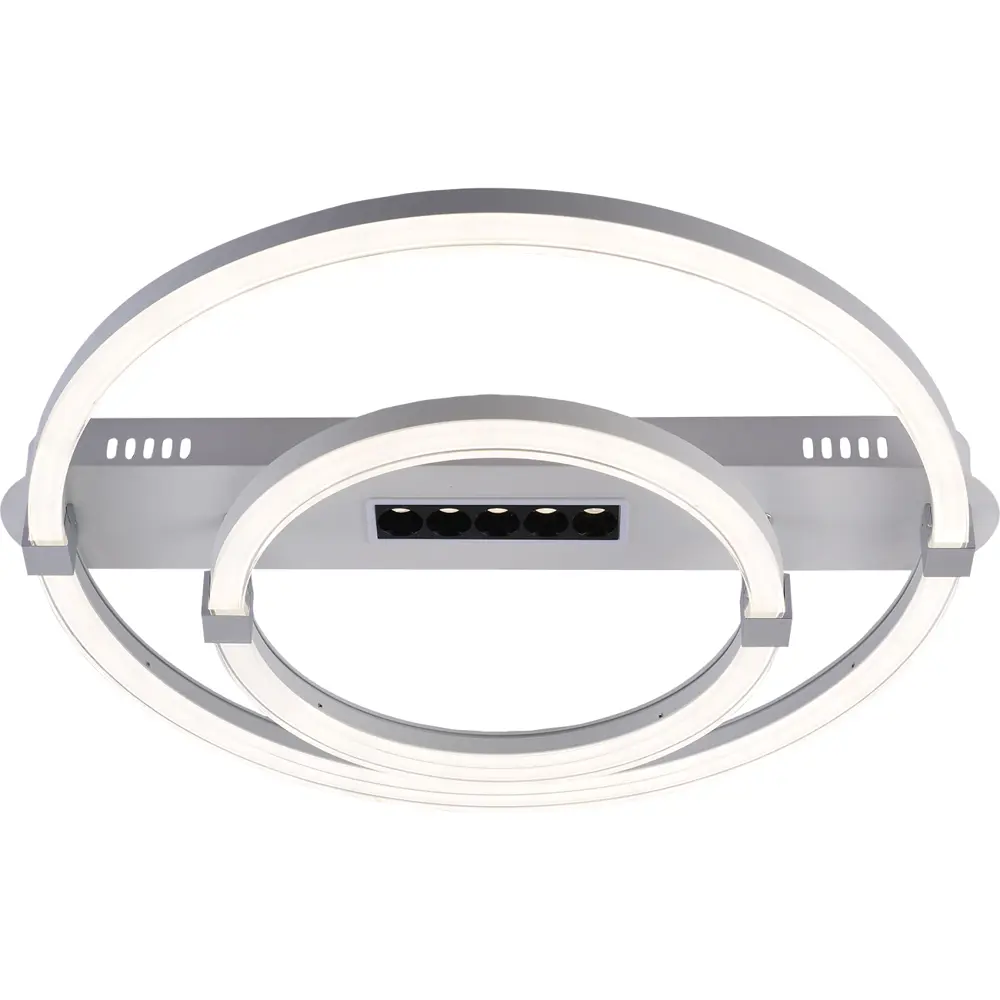 Фото 6 Люстра потолочная светодиодная Escada 10253/2led с пультом управления 15 м² теплый белый (желтый), нейтральный белый свет цвет серый/серебристый Фото 6 Люстра потолочная светодиодная Escada 10253/2led с пультом управления 15 м² теплый белый (желтый), нейтральный белый свет цвет серый/серебристый