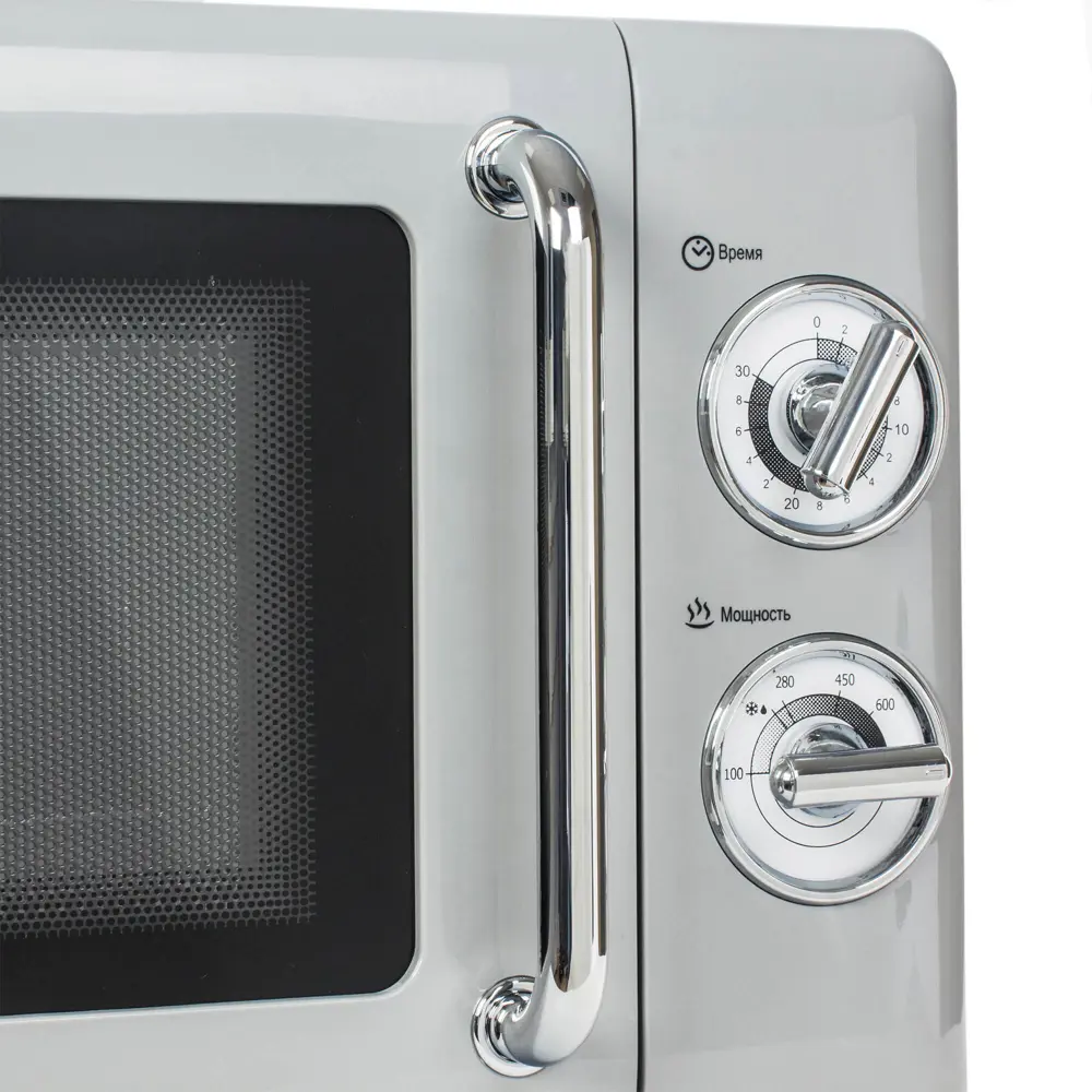 Фото 6 Микроволновая печь 20 л 45.1x36.3x25.7 см TESLER цвет серый, MM-2045 GREY