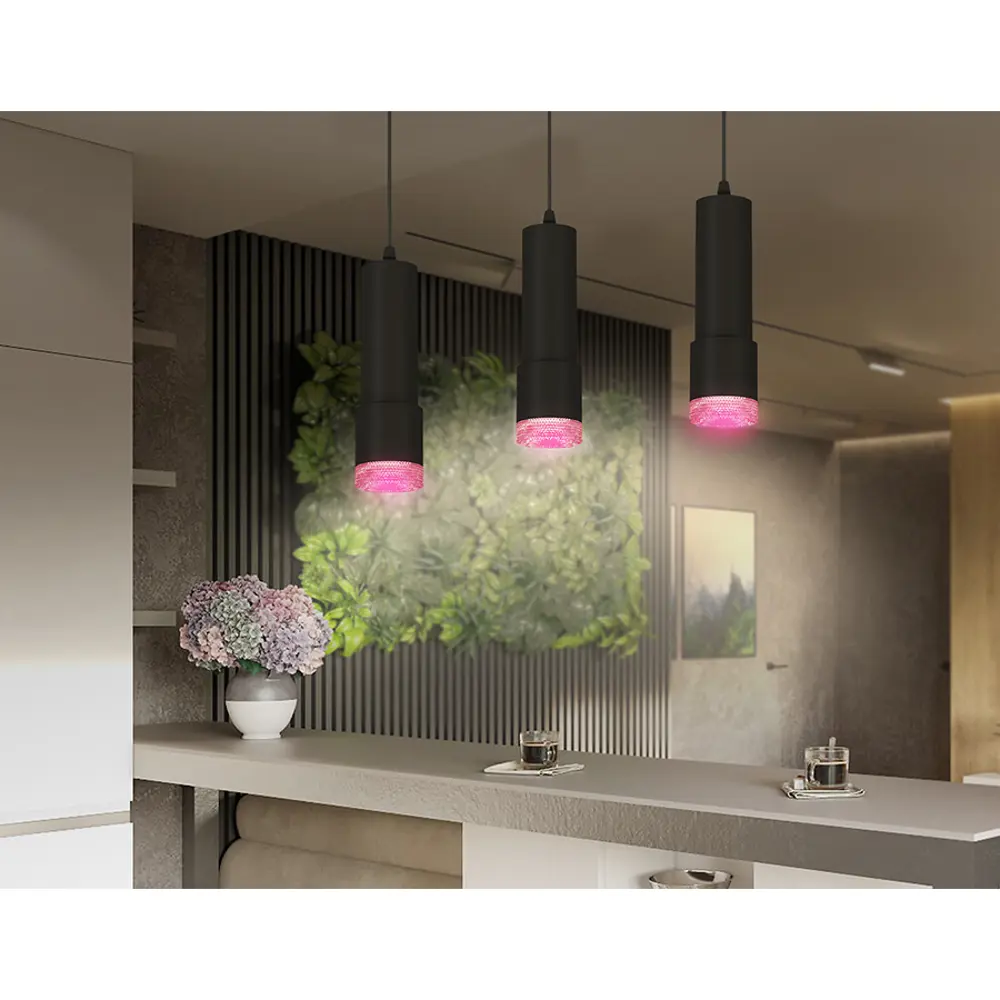 Фото 4 Светильник подвесной светодиодная Ambrella light Xp7402003 2 м² нейтральный белый свет цвет черный Фото 4 Светильник подвесной светодиодная Ambrella light Xp7402003 2 м² нейтральный белый свет цвет черный