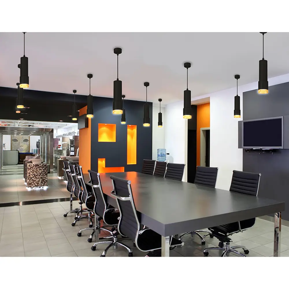 Фото 4 Светильник подвесной светодиодная Ambrella light Xp7402005 2 м² нейтральный белый свет цвет черный Фото 4 Светильник подвесной светодиодная Ambrella light Xp7402005 2 м² нейтральный белый свет цвет черный