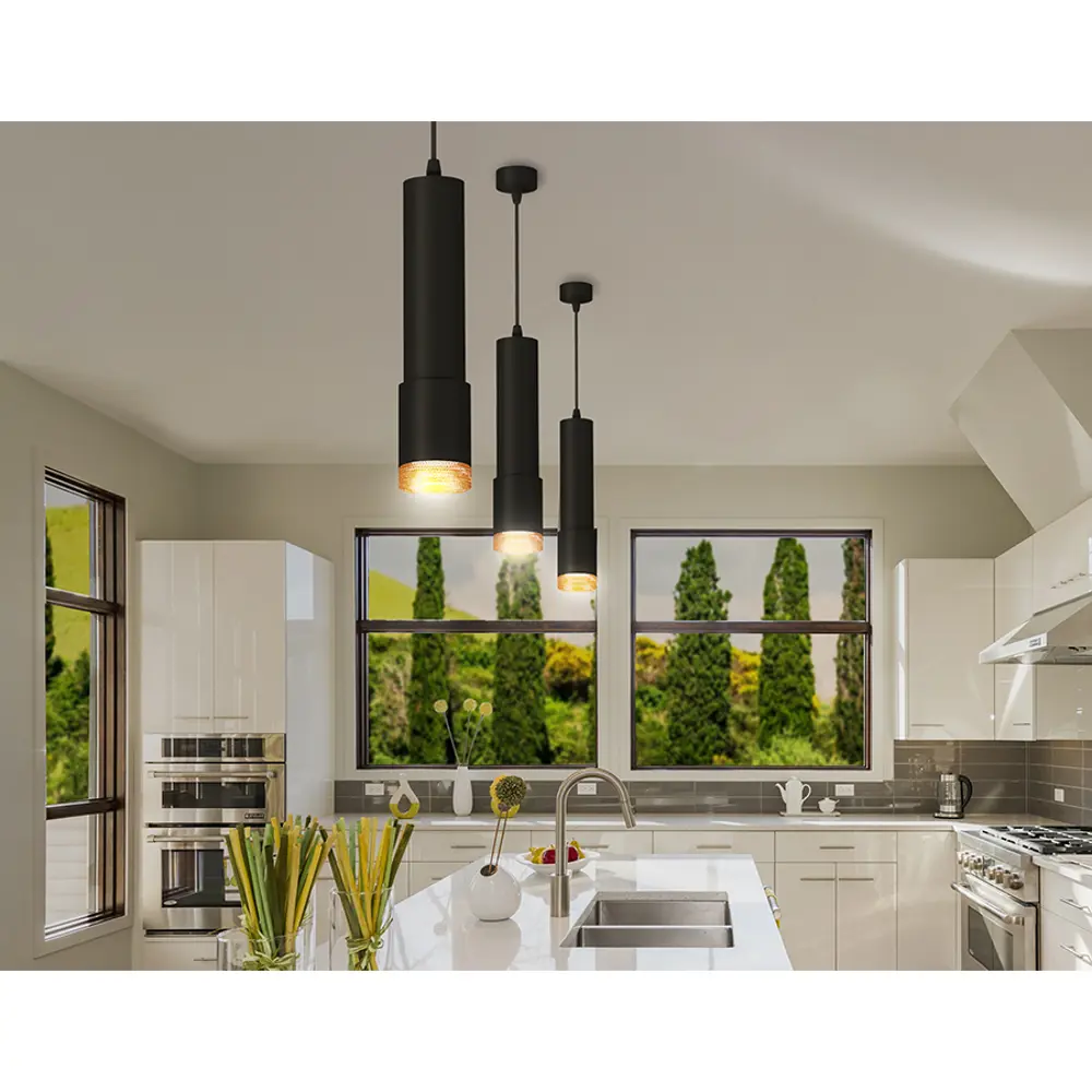 Фото 4 Светильник подвесной светодиодная Ambrella light Xp7422005 2 м² нейтральный белый свет цвет черный Фото 4 Светильник подвесной светодиодная Ambrella light Xp7422005 2 м² нейтральный белый свет цвет черный