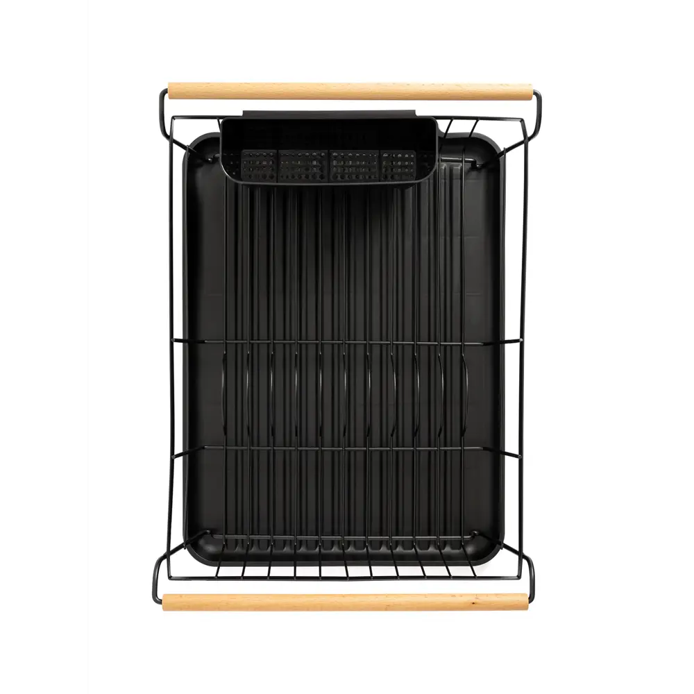 Фото 6 Сушилка для посуды Deнастия 32.5 см 1 ярус цвет черный Фото 6 Сушилка для посуды Deнастия 32.5 см 1 ярус цвет черный