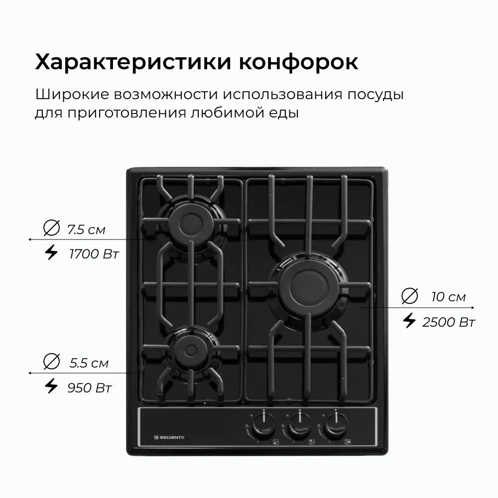 Фото 9 Комплект бытовой техники 2 предмета Delvento V44V30B00 цвет черный Фото 9 Комплект бытовой техники 2 предмета Delvento V44V30B00 цвет черный