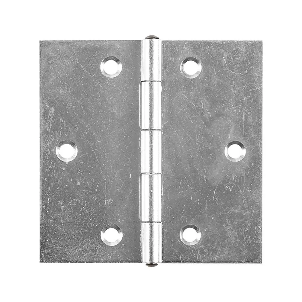 Фото Петля прямая Vormann 80x80x1.5 мм оцинкованная латунный штифт 2 шт. Фото Петля прямая Vormann 80x80x1.5 мм оцинкованная латунный штифт 2 шт.
