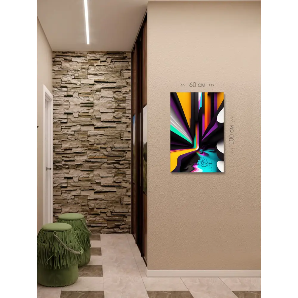 Фото 6 Картина на холсте First class images 101936М, 100x60 см