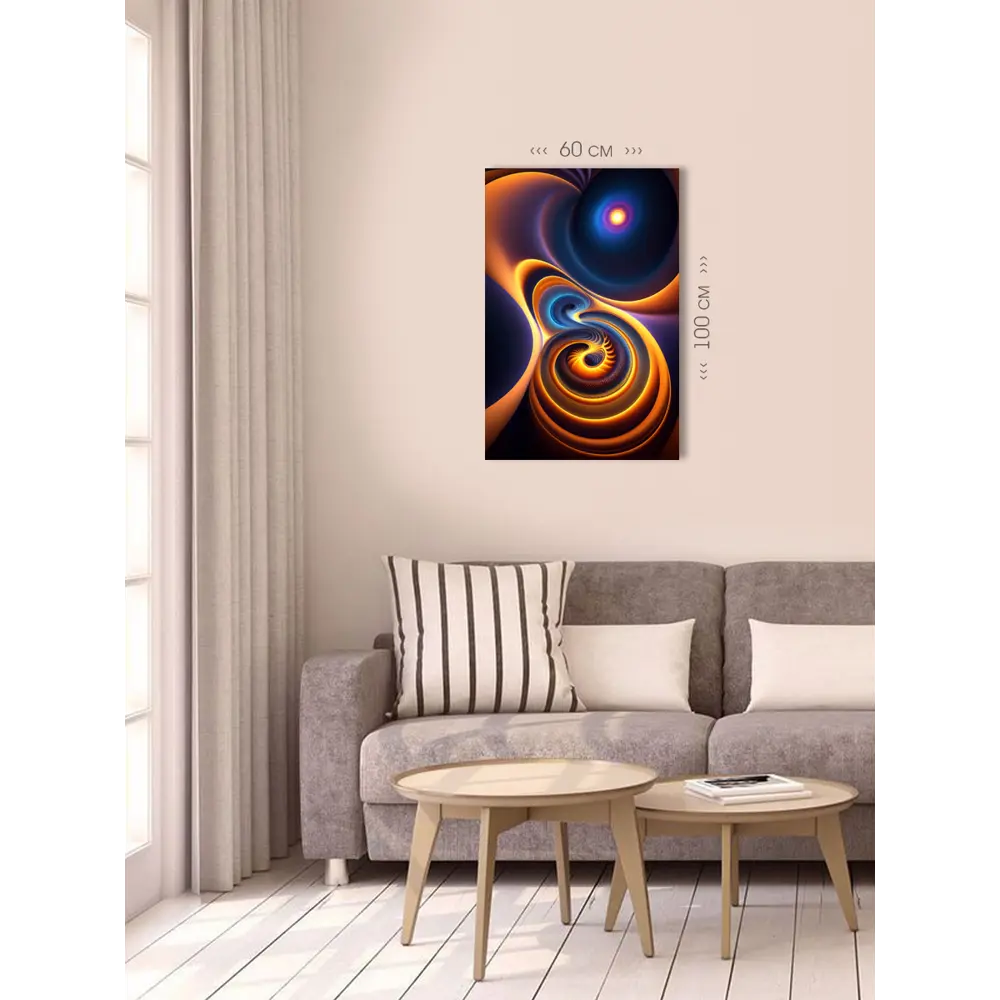 Фото 4 Картина на холсте First class images 101945М, 100x60 см