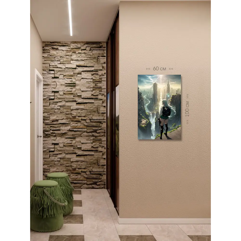 Фото 6 Картина на холсте First class images 101974М, 100x60 см