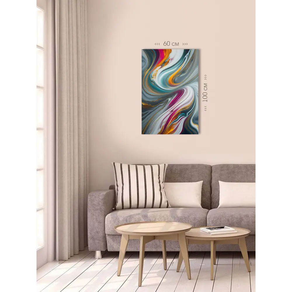 Фото 4 Картина на холсте First class images 101995М, 100x60 см