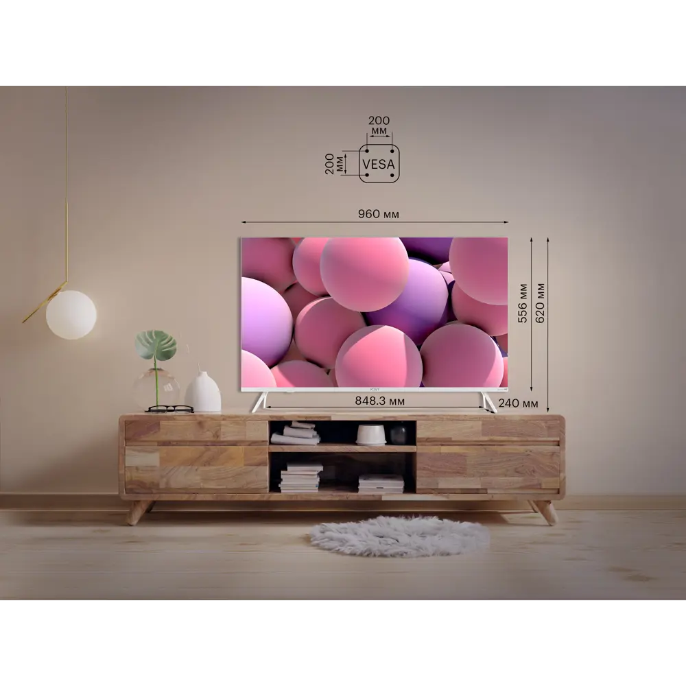 Фото 6 Телевизор Kivi 43U750NW 43" 109 см цвет белый Фото 6 Телевизор Kivi 43U750NW 43" 109 см цвет белый