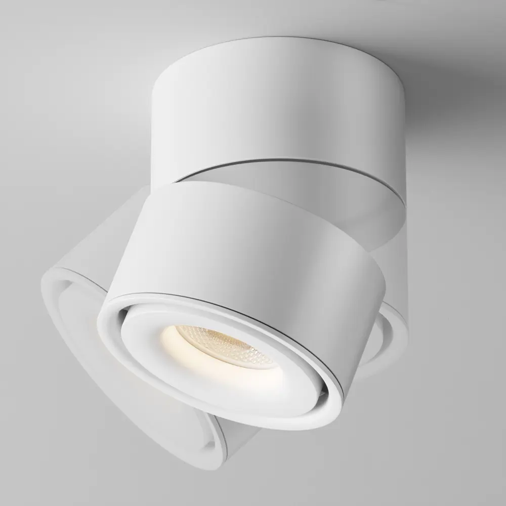 Фото 4 Светильник точечный накладной светодиодный Maytoni C084cl-15w3k-d-w 7.5 м² цвет белый Фото 4 Светильник точечный накладной светодиодный Maytoni C084cl-15w3k-d-w 7.5 м² цвет белый