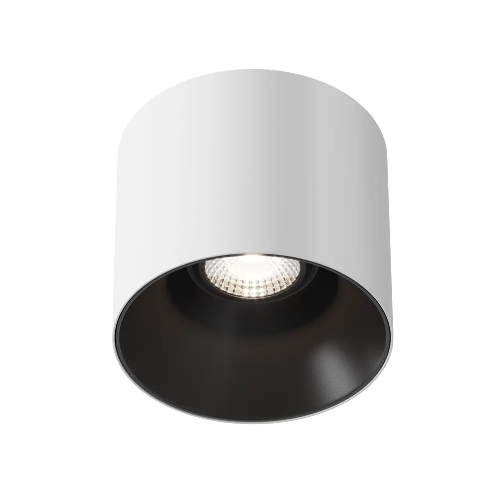 Фото 3 Светильник точечный накладной светодиодный Maytoni C064cl-01-15w4k-d-rd-wb 7.5 м² цвет бело-черный Фото 3 Светильник точечный накладной светодиодный Maytoni C064cl-01-15w4k-d-rd-wb 7.5 м² цвет бело-черный