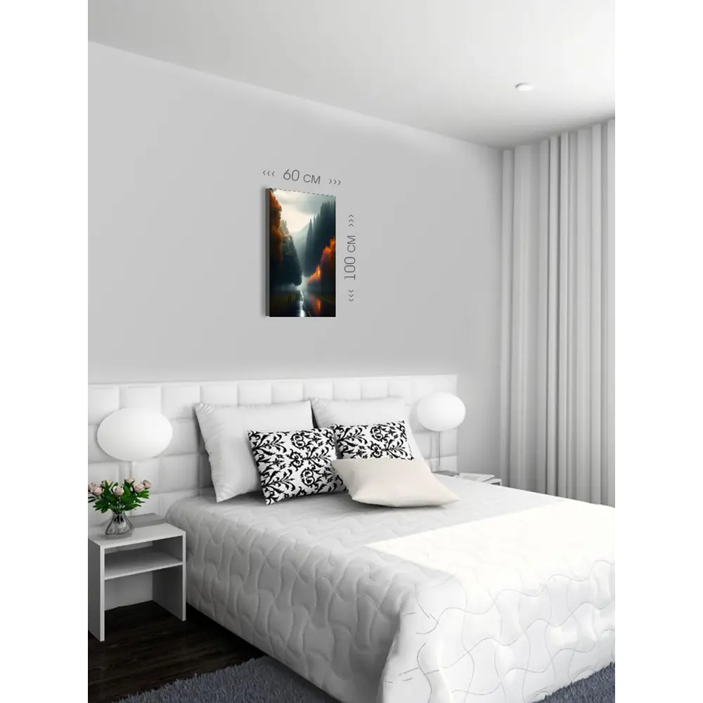 Фото 3 Картина на холсте First class images 101845М, 100x60 см