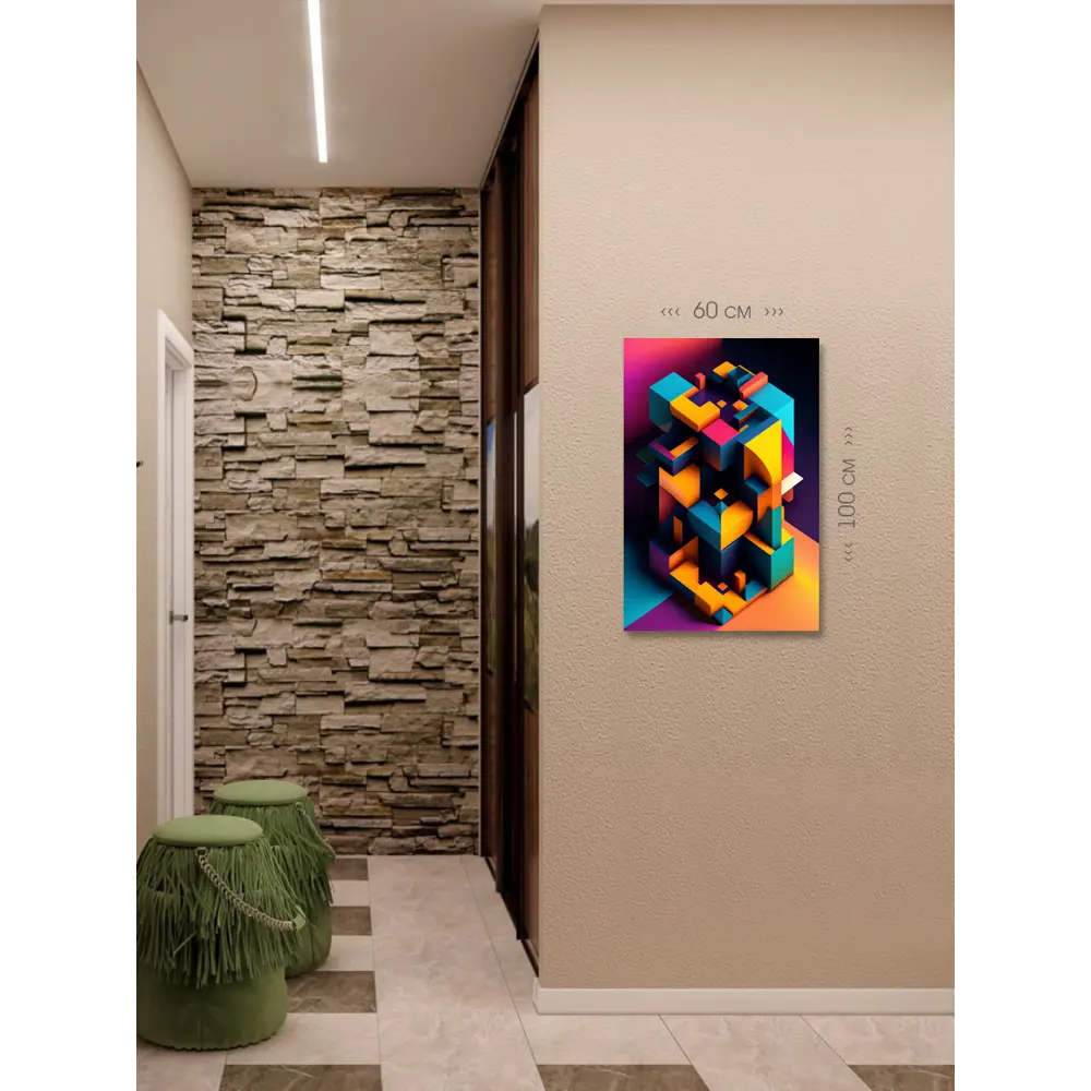 Фото 6 Картина на холсте First class images 101859М, 100x60 см