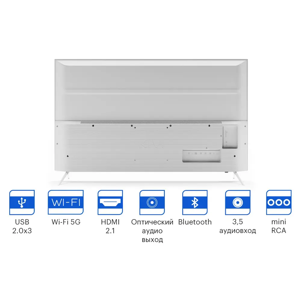 Фото 5 Телевизор Kivi 55U750NW 55" 140 см цвет белый Фото 5 Телевизор Kivi 55U750NW 55" 140 см цвет белый