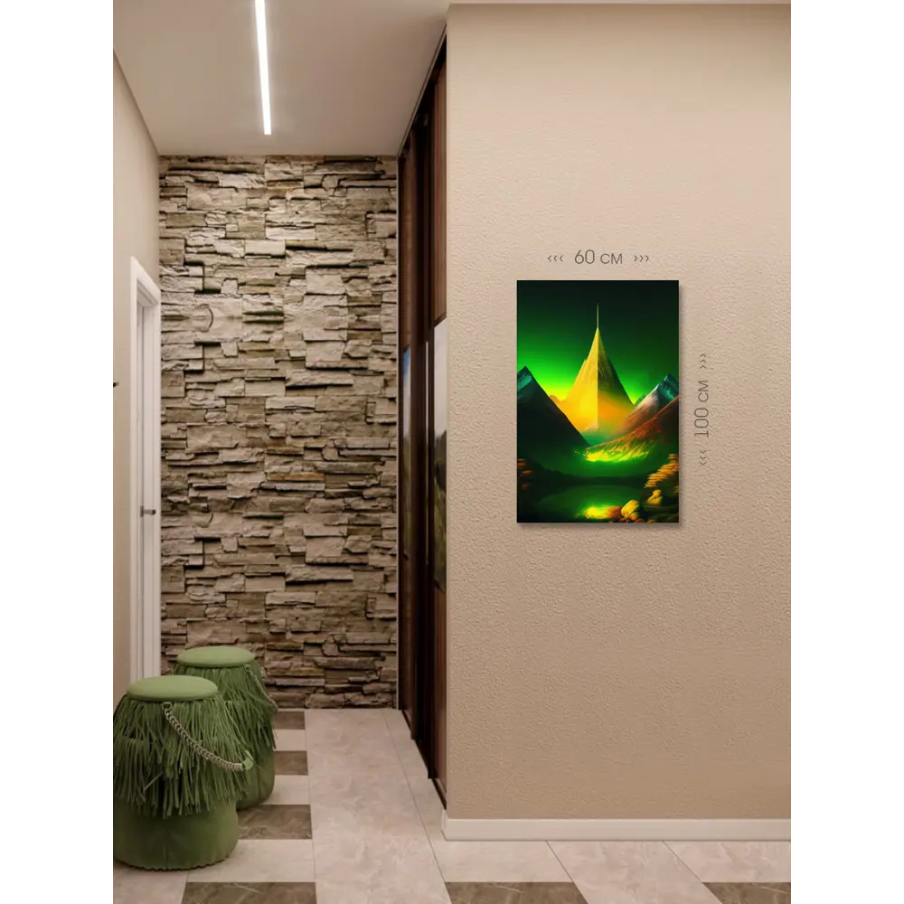 Фото 6 Картина на холсте First class images 102023М 100x60 см