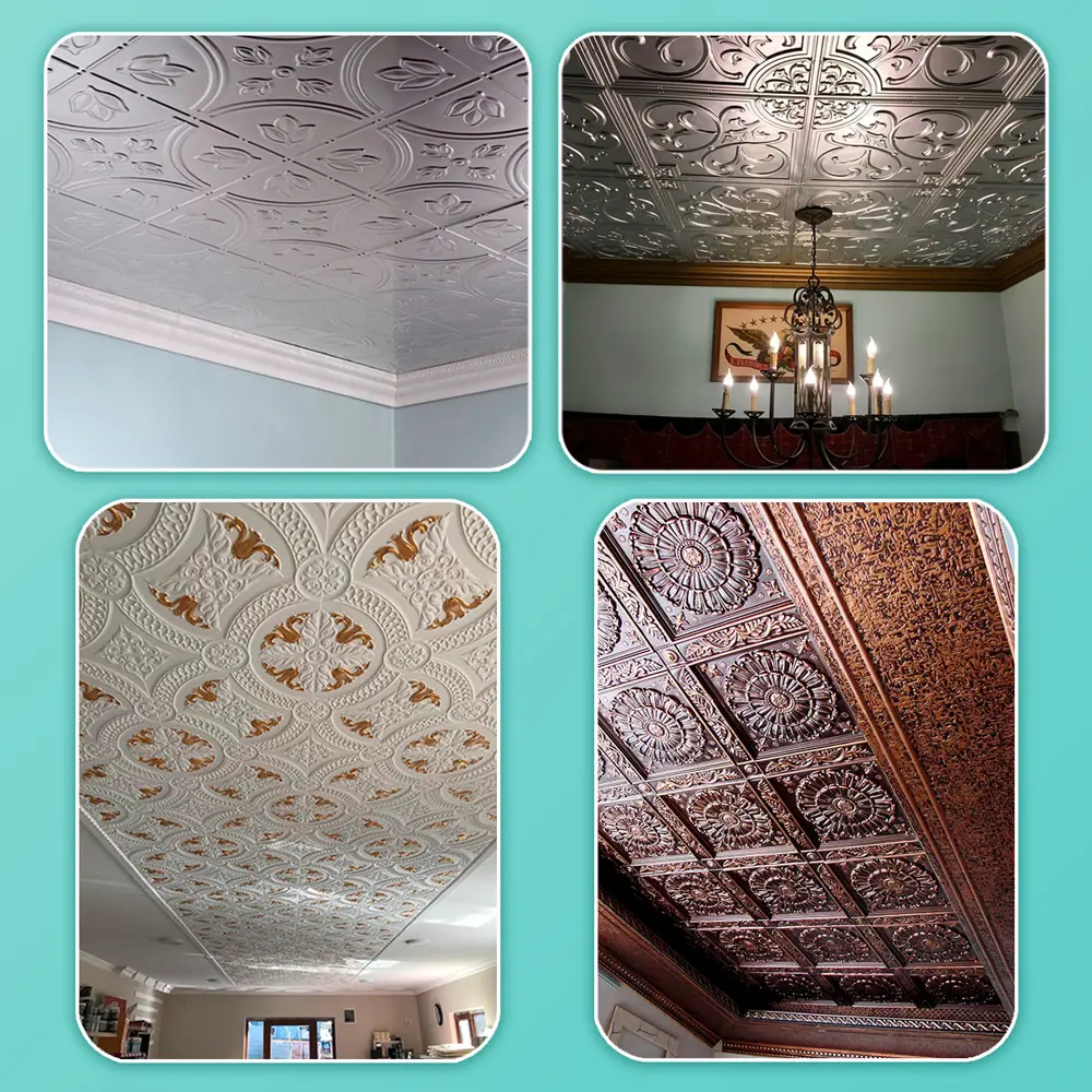Фото 8 Декоративная плита для потолка Поставщикофф П-72, полистирол, 50x50 см, 40 шт, 10 м² Фото 8 Декоративная плита для потолка Поставщикофф П-72, полистирол, 50x50 см, 40 шт, 10 м²