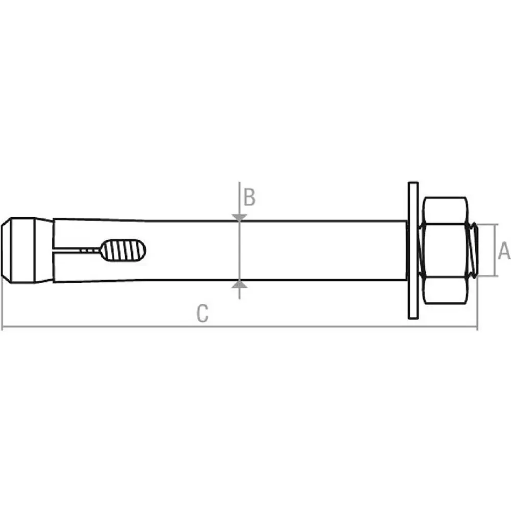Фото 2 Втулочный анкер с гайкой Starfix (SM-68712-25) сталь М12x16x180 мм 25 шт Фото 2 Втулочный анкер с гайкой Starfix (SM-68712-25) сталь М12x16x180 мм 25 шт