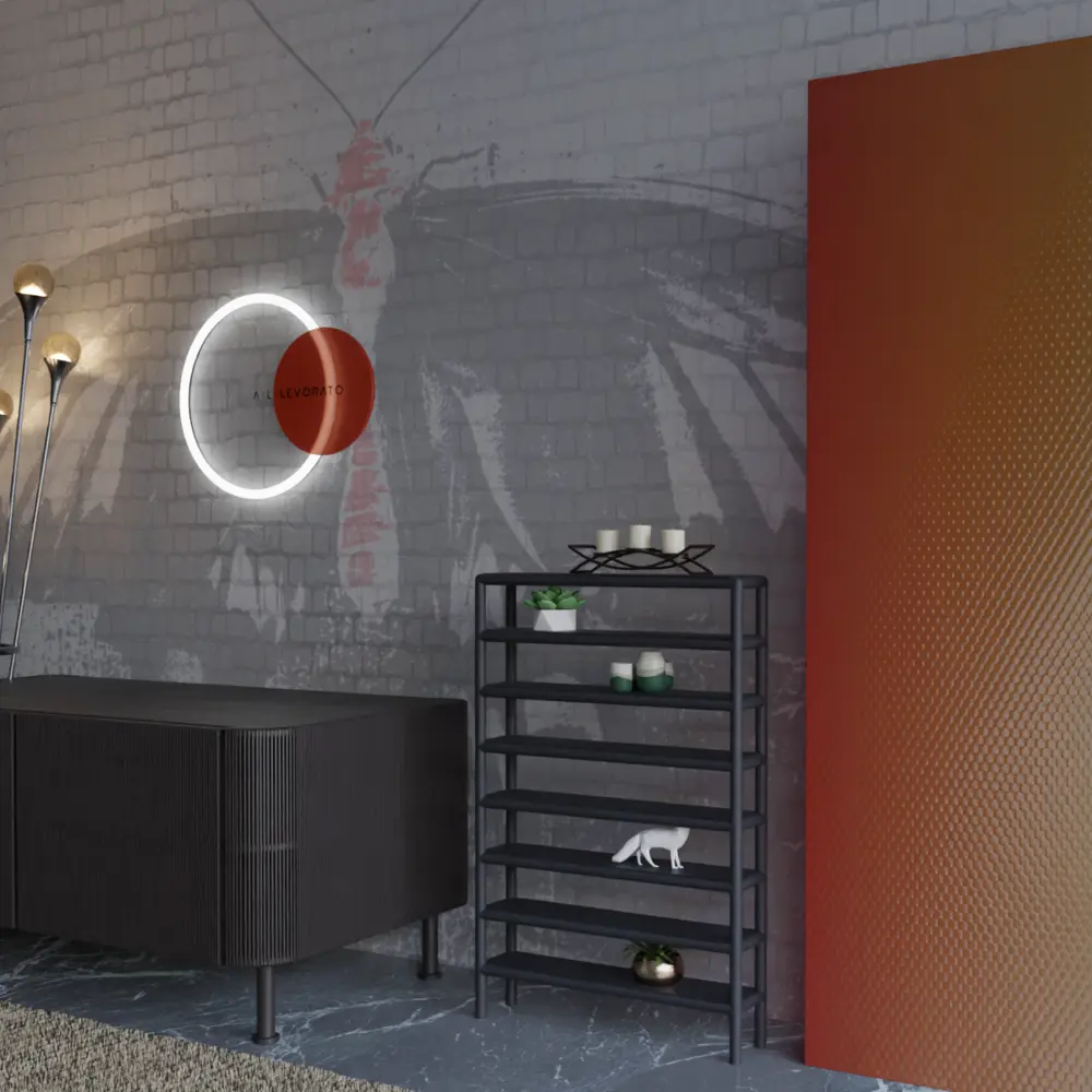 Фото 3 Стеллаж Delta-loft 65x100x15 см металл/пластик цвет черный Фото 3 Стеллаж Delta-loft 65x100x15 см металл/пластик цвет черный