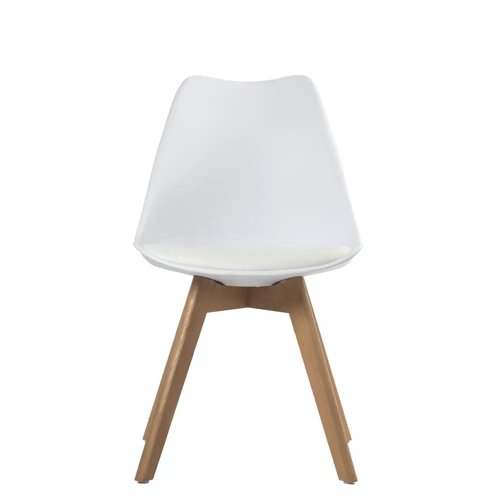 Фото Комплект кухонных стульев 4 шт Bml-053-d1 48x82x48 см искусственная кожа цвет белый Фото Комплект кухонных стульев 4 шт Bml-053-d1 48x82x48 см искусственная кожа цвет белый