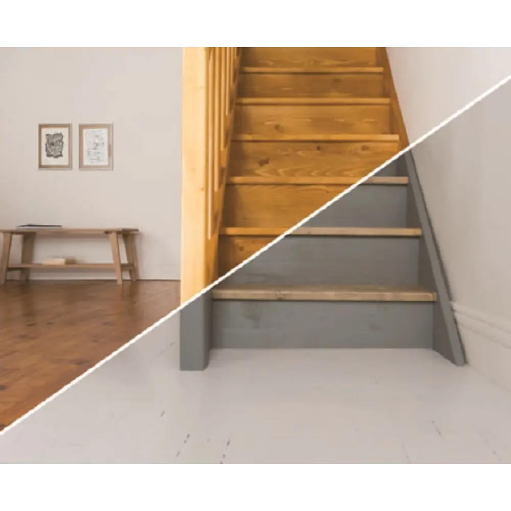 Фото 12 Краска для пола и лестниц V33 Renovation Perfection полуматовая цвет графит 0.75 л