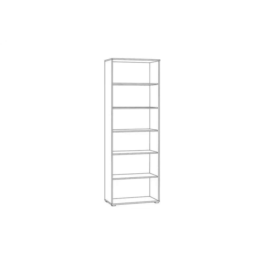 Фото 6 Шкаф распашной Mobi 80x229.8x41.8 см ЛДСП цвет серый графит/дуб крафт золотой Фото 6 Шкаф распашной Mobi 80x229.8x41.8 см ЛДСП цвет серый графит/дуб крафт золотой