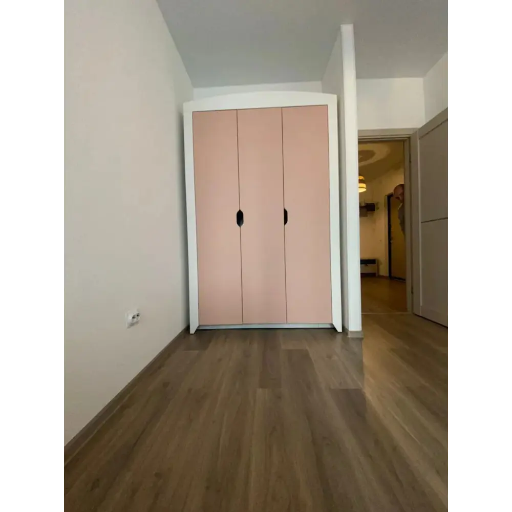 Фото 3 Шкаф распашной Raus 140x221x51.8 см ЛДСП цвет дуб крафт белый/роза софт