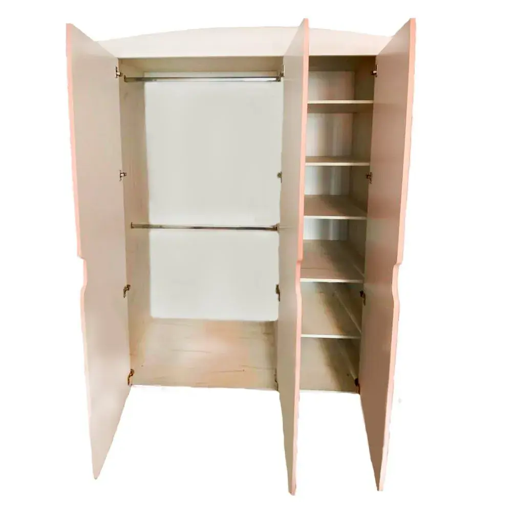 Фото 2 Шкаф распашной Raus 140x221x51.8 см ЛДСП цвет дуб крафт белый/роза софт