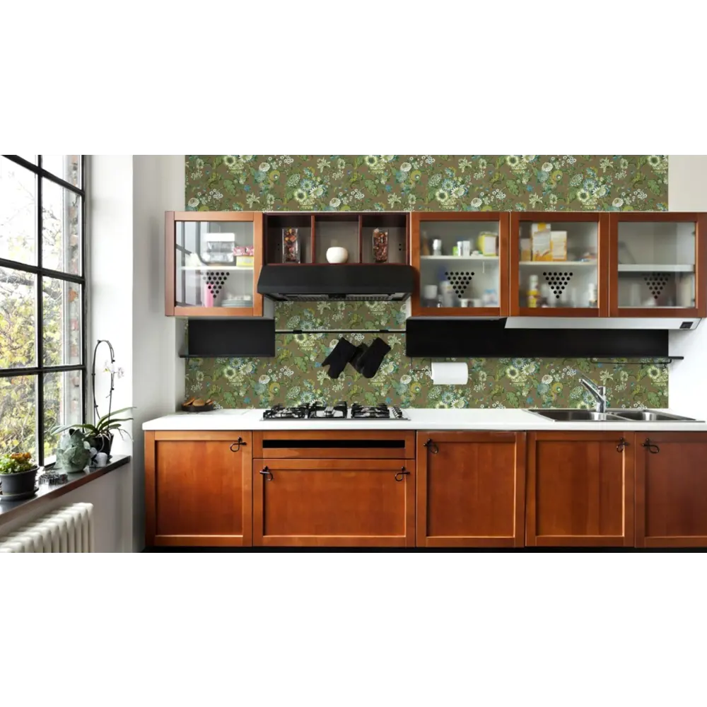Фото 4 Обои бумажные York Wallcoverings Global Chic GC8705, 0.52 м, бежевые
