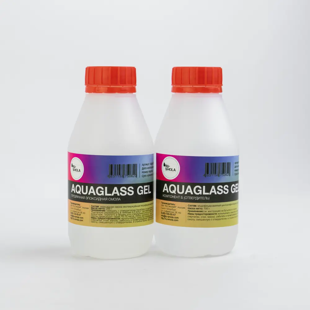 Фото Универсальная эпоксидная смола для рисования AquaGlass GEL 300 гр Фото Универсальная эпоксидная смола для рисования AquaGlass GEL 300 гр