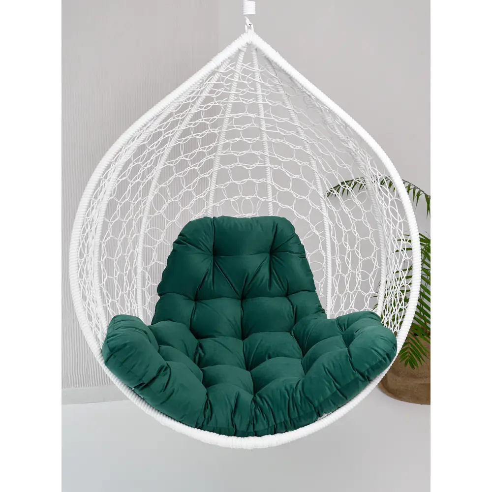 Фото Подушка для подвесного кресла Everena Outdoor trapeze green soft1 115x120 см зеленый Фото Подушка для подвесного кресла Everena Outdoor trapeze green soft1 115x120 см зеленый