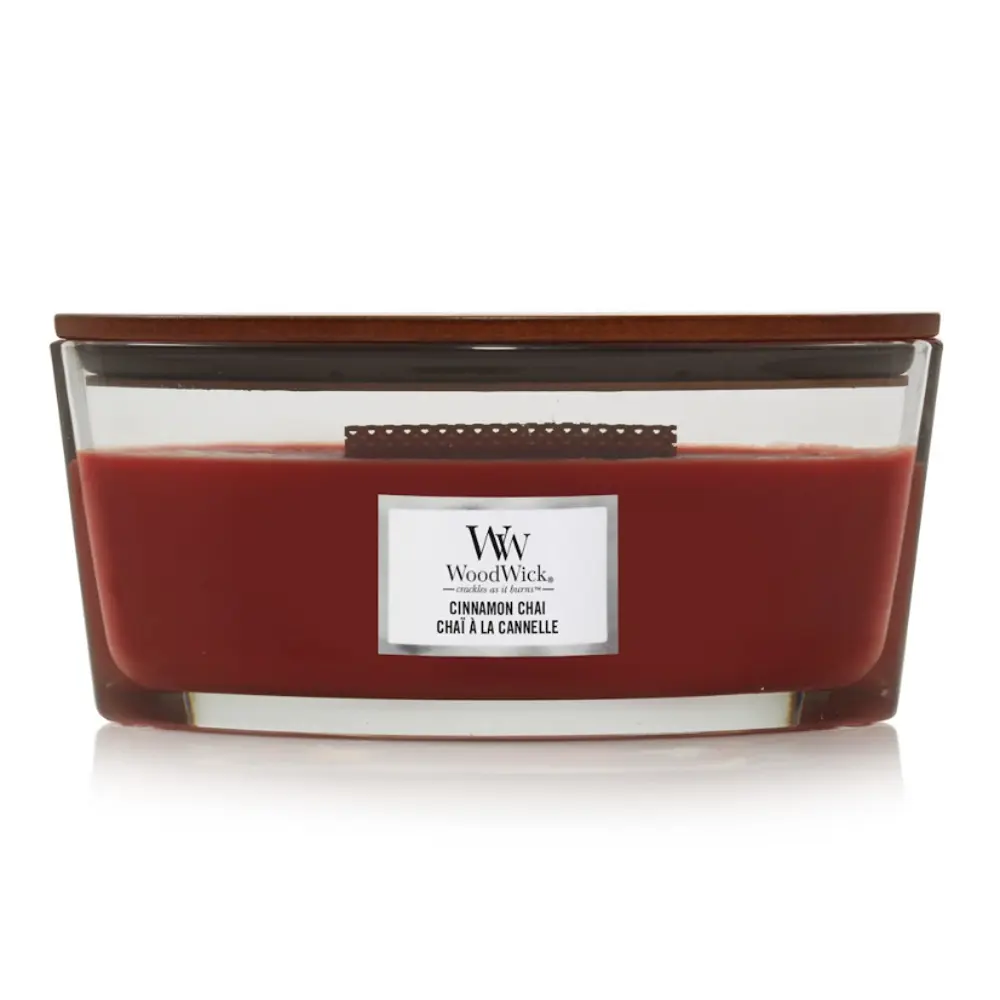 Фото Ароматическая свеча WoodWick Чай с корицей 19x9 см Фото Ароматическая свеча WoodWick Чай с корицей 19x9 см