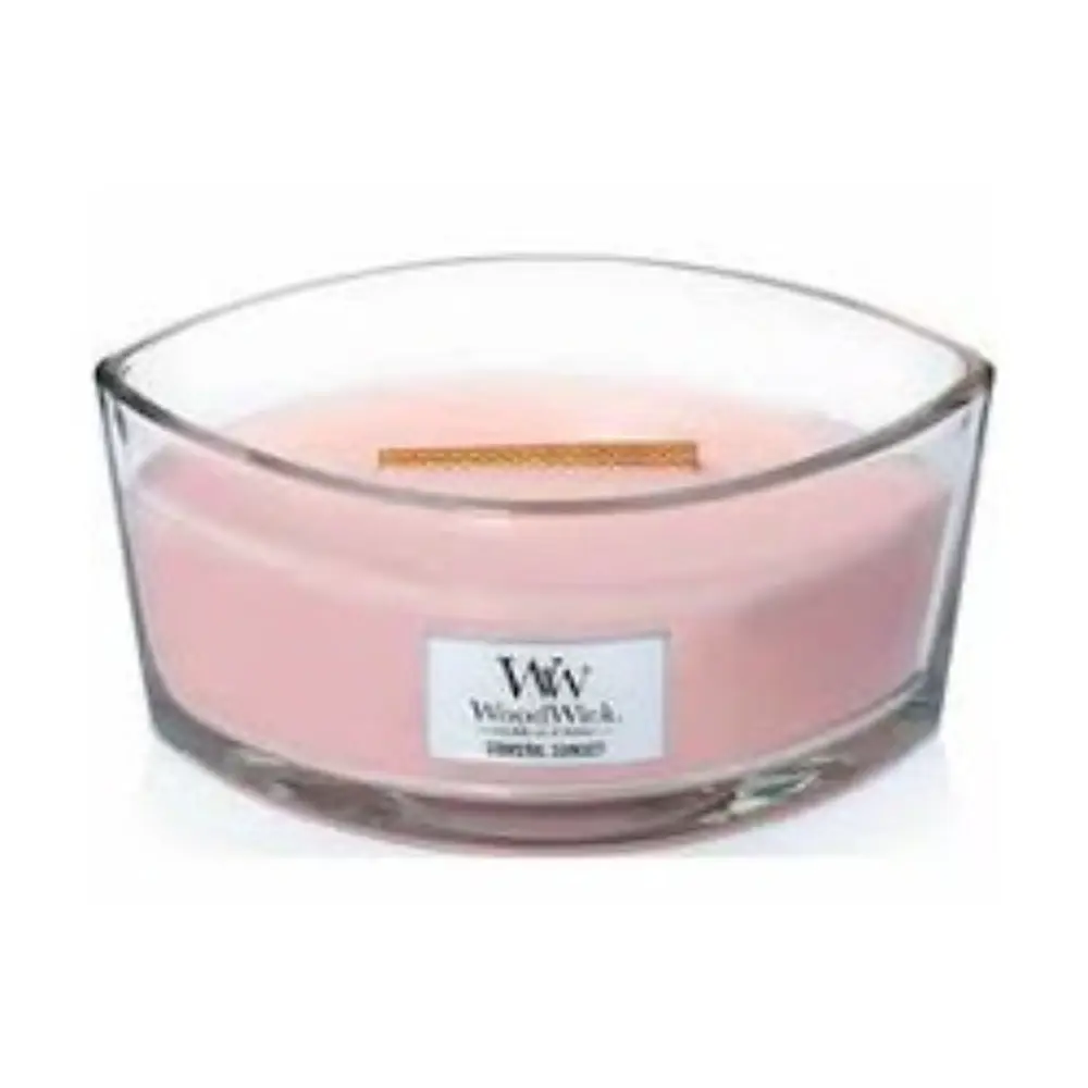 Фото 2 Ароматическая свеча WoodWick Дыня & Розовый кварц 19x9 см Фото 2 Ароматическая свеча WoodWick Дыня & Розовый кварц 19x9 см