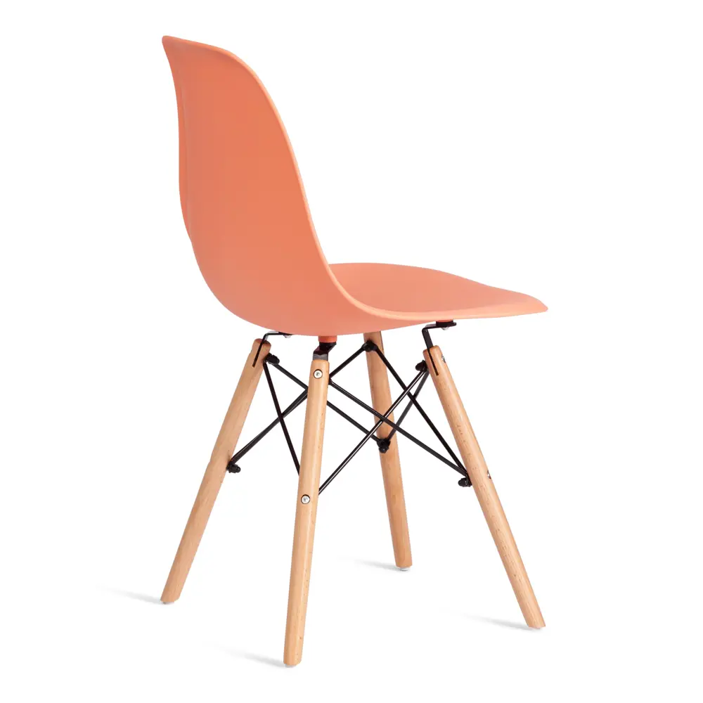Фото 3 Стул Tetchair Cindy Eames mod. 1801 82.5x46x51 см пластик цвет оранжевый Фото 3 Стул Tetchair Cindy Eames mod. 1801 82.5x46x51 см пластик цвет оранжевый