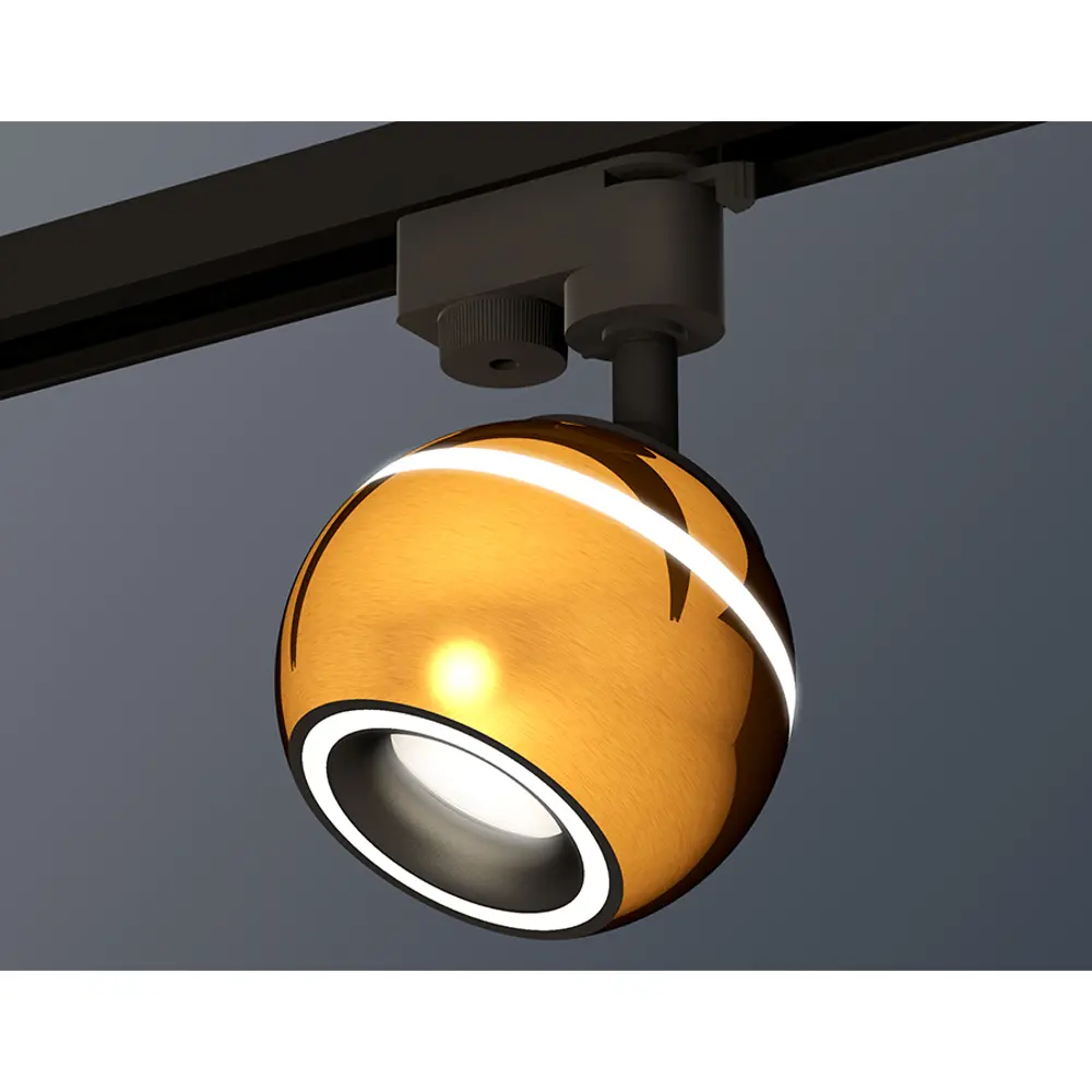 Фото 2 Трековый светильник спот под лампу Ambrella light Xt1105005 50 Вт 2 м² цвет жёлтый/золотой Фото 2 Трековый светильник спот под лампу Ambrella light Xt1105005 50 Вт 2 м² цвет жёлтый/золотой
