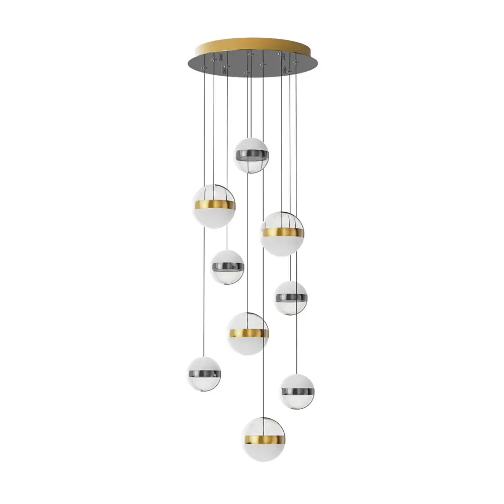 Фото Люстра подвесная светодиодная Odeon light 5037-84l 22 м² нейтральный белый свет цвет серый/серебристый Фото Люстра подвесная светодиодная Odeon light 5037-84l 22 м² нейтральный белый свет цвет серый/серебристый