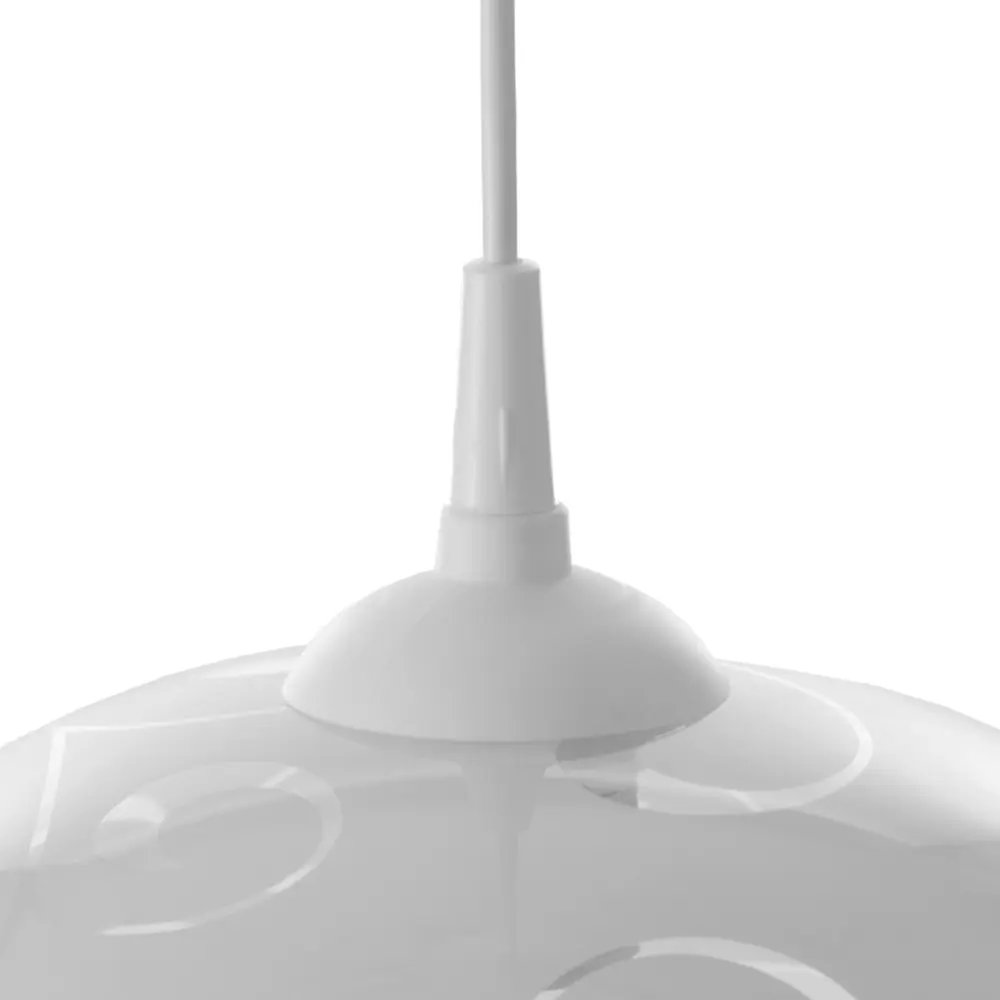 Фото 7 Светильник подвесной Bayerlux 3294557 1 лампа 3 м² цвет белый Фото 7 Светильник подвесной Bayerlux 3294557 1 лампа 3 м² цвет белый